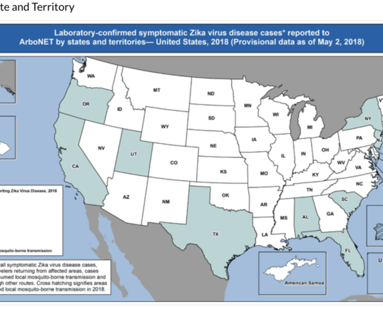 Several US states report Zika virus infection